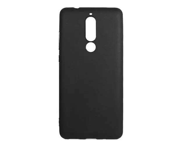 Protectie Spate Lemontti Silky LEMSLKNK51N pentru Nokia 5.1 (Negru)
