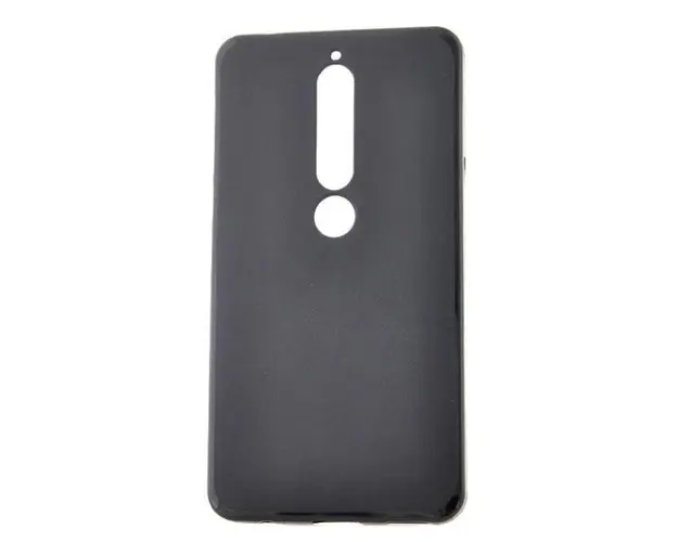 Protectie Spate Lemontti Silky LEMSLKNK62N pentru Nokia 6.1 (Negru)