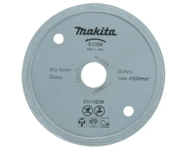 Disc diamantat de taiere continuu Makita B-21098, 80x15x1.8 mm, taiere umeda, calitate standard