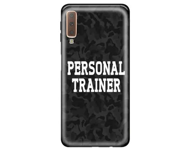 Protectie Spate Lemontti Art Personal Trainer LEMHSPA718PT pentru Samsung Galaxy A7 2018 (Multicolor)