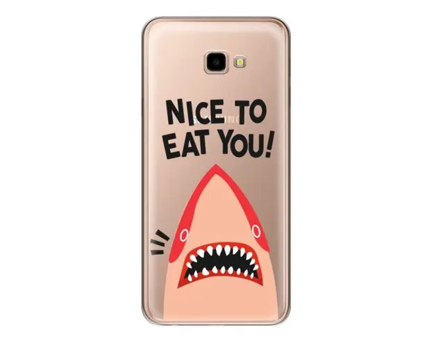 Protectie Spate Lemontti Art Nice To Eat You LEMHSPJ4PNEY Samsung Galaxy J4 Plus (Multicolor)