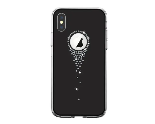 Protectie Spate Devia Angel Tears DVATIP65BK pentru iPhone XS Max (Negru)