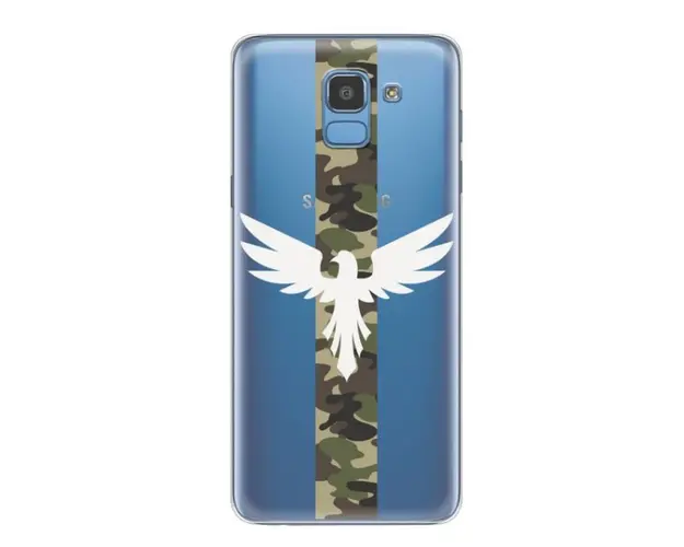 Protectie Spate Lemontti Art Army Eagle LEMHSPJ618AE pentru Samsung Galaxy J6 2018 (Multicolor)