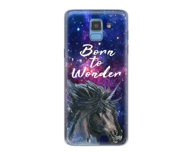 Lemontti Art Born To Wonder LEMHSPJ618BTW pentru Samsung Galaxy J6 2018 (Multicolor)