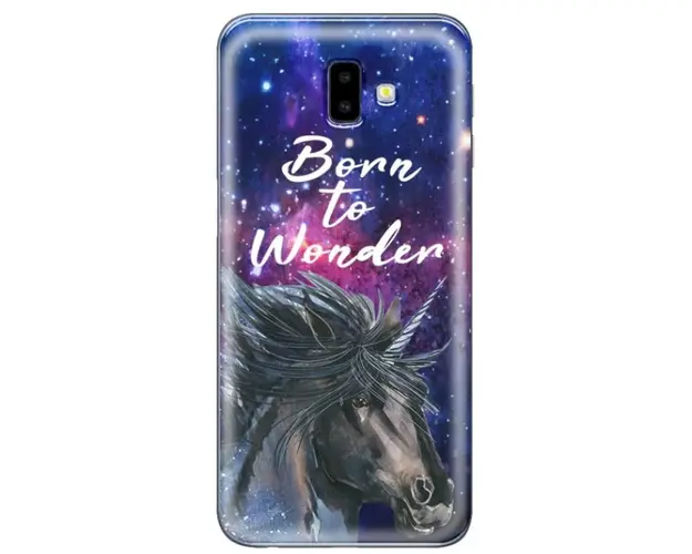 Protectie Spate Lemontti Art Born To Wonder LEMHSPJ6PBTW pentru Samsung Galaxy J6 Plus (Multicolor)