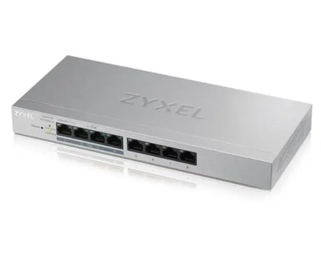 Switch ZyXEL GS1200-8HPV2-EU010, 8 Porturi, Gigabit, 4 x PoE