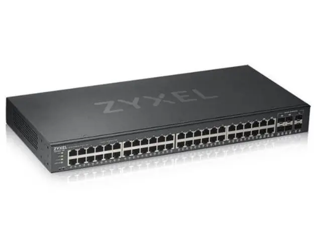 Switch ZyXEL GS1920-48 V2 GS1920-48V2-EU0101, 48 Porturi, Gigabit