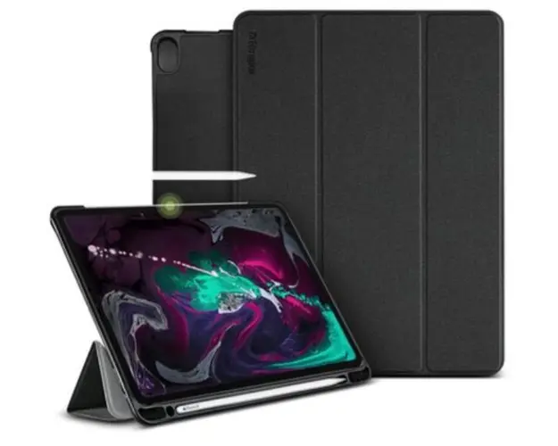Protectie Flip Book Ringke Smart 8809628568426 pentru iPad Pro 2019 11inch (Negru)