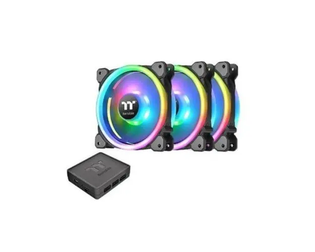 Ventilator Thermaltake Riing Trio 12, 120 mm, 3 buc. (LED RGB)