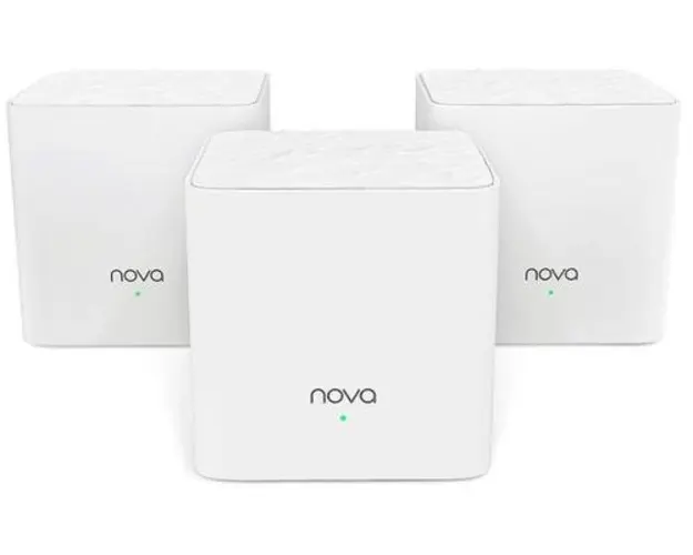 Router Wireless Tenda Nova MW3, Dual-Band, 3 Pack, tip Mesh, 1200 Mbps (Alb)