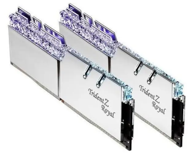 Memorie G.Skill Trident Z Royal, DDR4, 2x16GB, 3200 MHz, CL 16 (Argintiu)