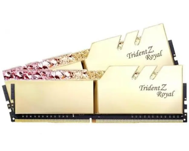 Memorie G.Skill Trident Z Royal, DDR4, 2x8GB, 3600 MHz, CL 18 (Auriu)