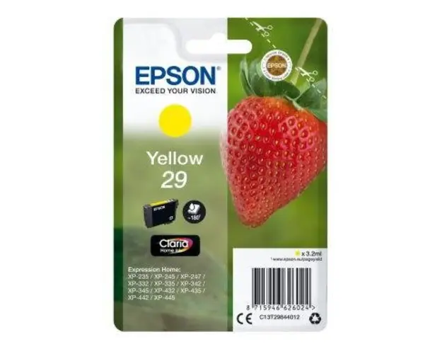 Cartus Cerneala Epson Claria Home 29, 3.2 ml (Galben)