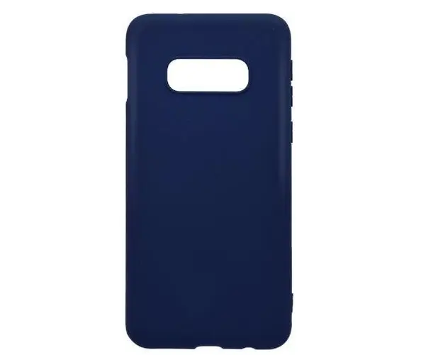 Protectie spate Just Must Husa Silicon Candy pentru Samsung Galaxy S10E (Albastru)
