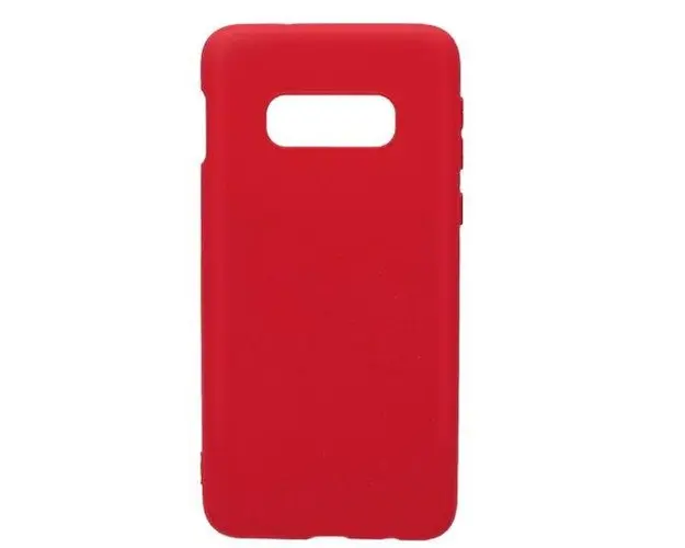 Protectie spate Just Must Silicon Candy pentru Samsung Galaxy S10E (Rosu)