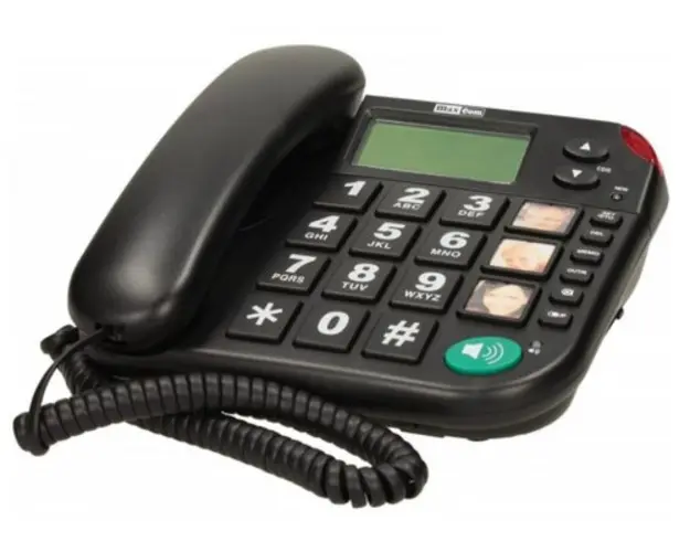 Telefon fix MaxCom KXT480 (Negru)