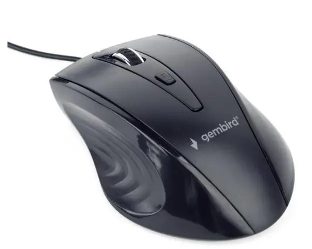 Mouse Gembird MUS-4B-02, 1200 DPI, Optic (Negru)