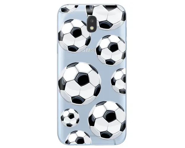 Protectie Spate Lemontti Art Football LMSAJ330M33 pentru Samsung Galaxy J3 2017 (Multicolor)