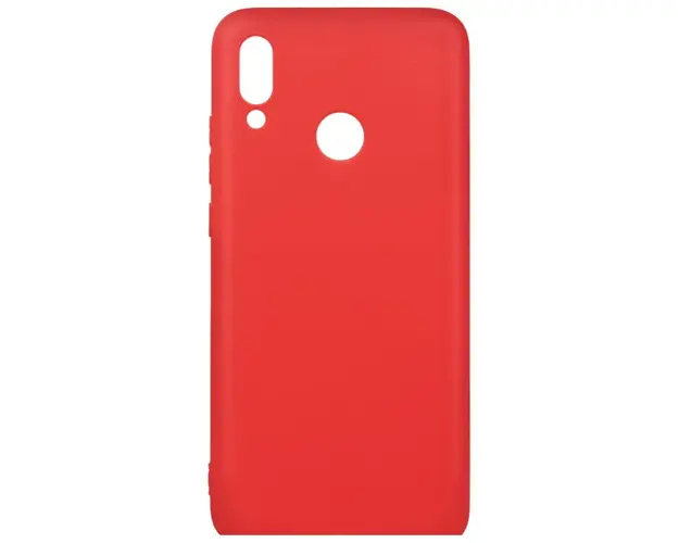 Protectie Spate Lemontti Silky LEMSLKHPS19R pentru Huawei P Smart 2019 (Rosu)