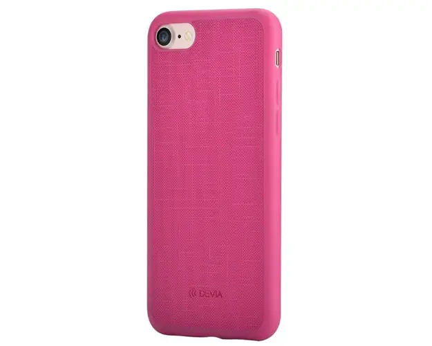 Protectie Spate Devia Jelly Ultraslim DVJLEIPH7RR pentru iPhone 8 / 7 (Rosu/Roz)