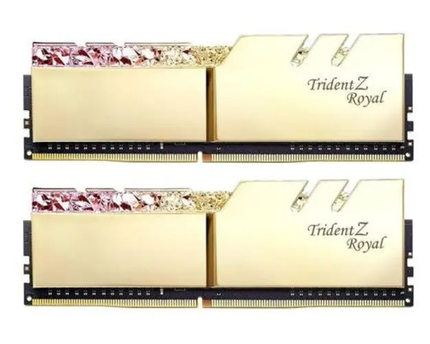 Memorie G.Skill Trident Z Royal, DDR4, 2x8GB, 3600 MHz, CL 17 (Auriu)