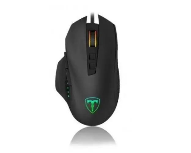 Mouse gaming T-DAGGER Captain, 8000dpi, USB (Negru)