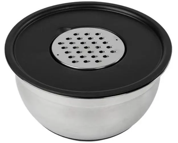 Razatoare cu bol Kitchen Artist (Argintiu/Negru)