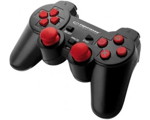 Controller Esperanza Trooper EGG107R, PC/PS3 (Negru/Rosu)
