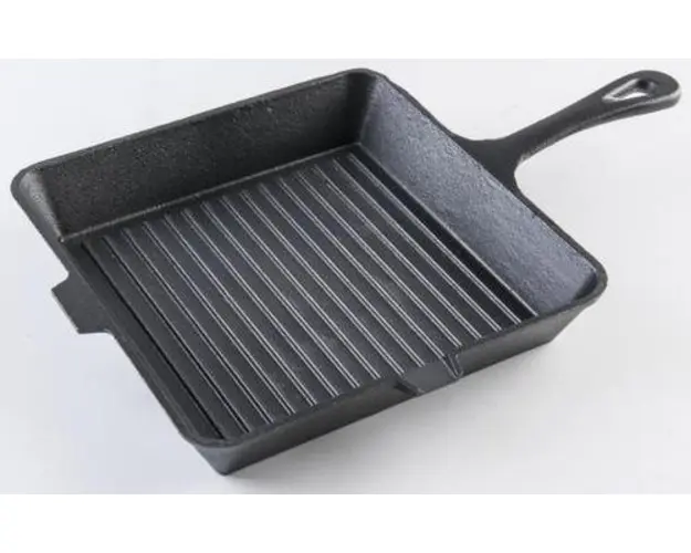 Tigaie grill Vanora VN-FM-CR001, 25 x 4.7 cm (Negru)