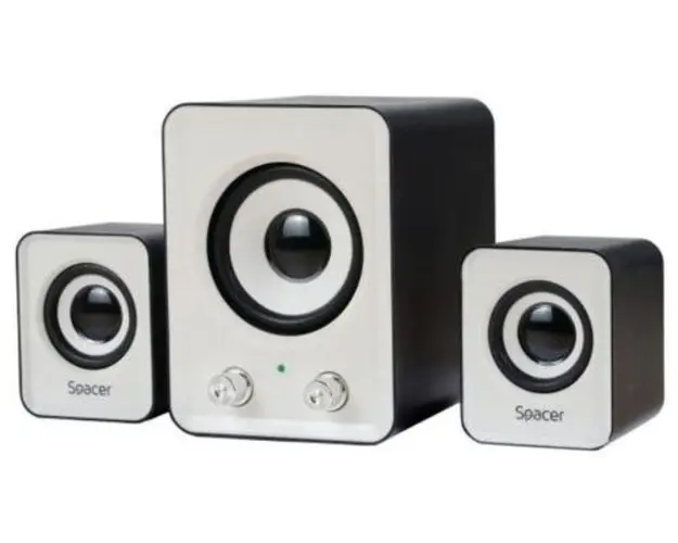 Boxe Spacer SPB-807, 2.1, 11 W (Negru/Alb)