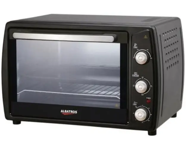 Cuptor electric Albatros A45BC2, 1800W, Timer, 45L (Negru)
