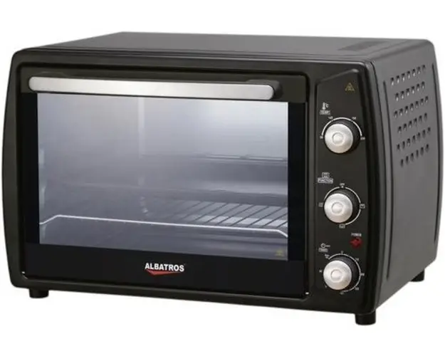 Cuptor electric Albatros A45B2, 1800W, Timer, 45L (Negru)