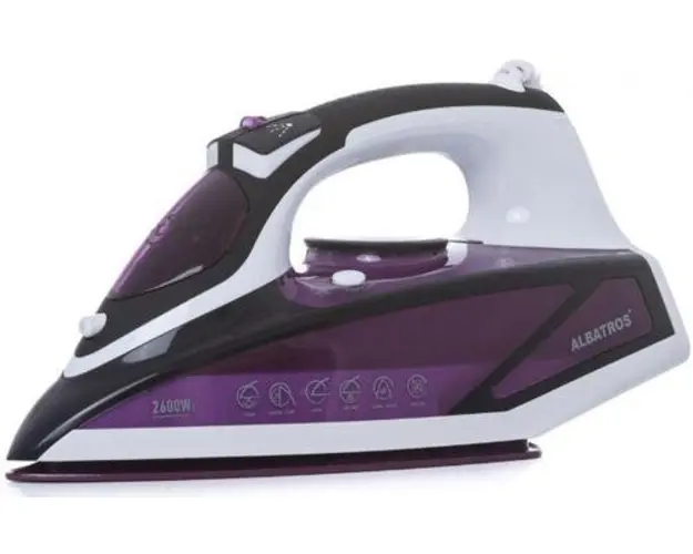 Fier de calcat Albatros FUCHSIA, Talpa Ceramica, 2600W, 0.45l (Mov)