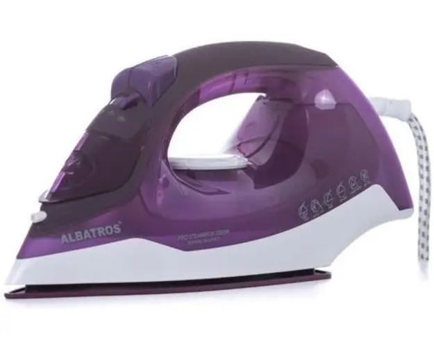 Fier de calcat Albatros VIOLETTE, Talpa Ceramica, 2200W, 0.25l (Mov/Alb)