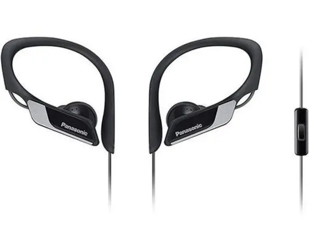 Casti Alergare Panasonic RP-HS35ME-K, Microfon (Negru)