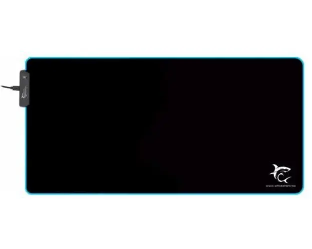 Mouse pad White Shark LUMINOS XL (Negru)
