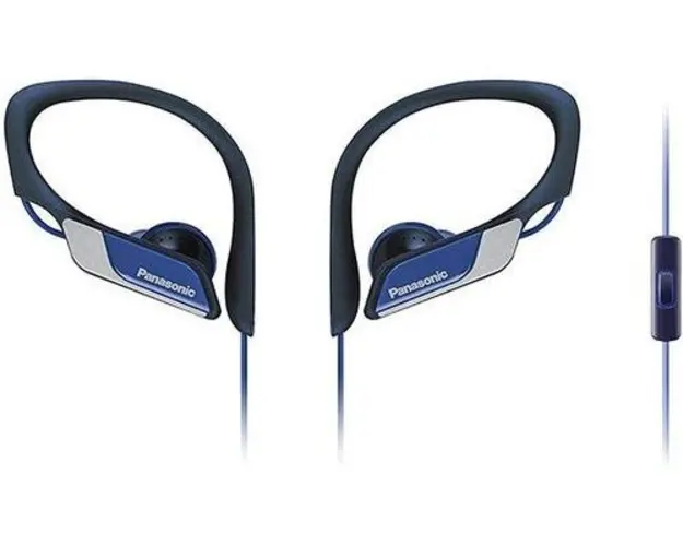 Casti Alergare Panasonic RP-HS35ME-A, Microfon (Albastru)