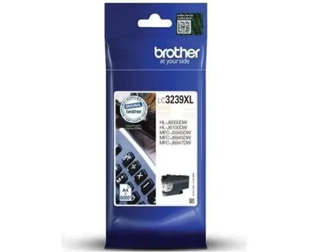 Cartus cerneala Brother LC-3239XL, acoperire 5000 pagini (Galben)
