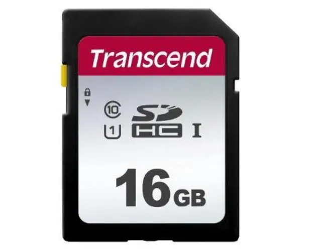 Card de memorie Transcend TS16GSDC300S, SDHC, 16GB, Clasa 10 UHS-I U1