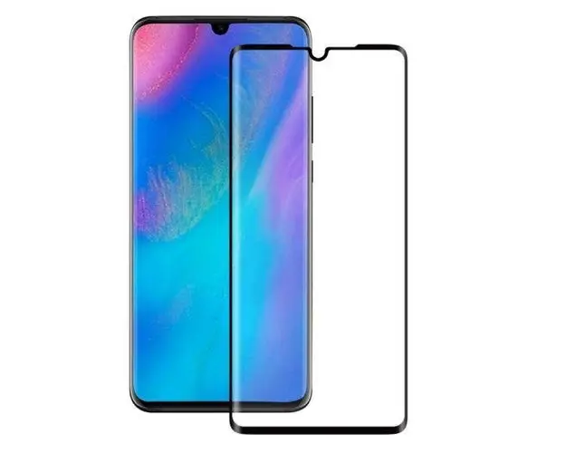 Folie Protectie Sticla Eiger EGSP00386 pentru Huawei P30 (Negru)