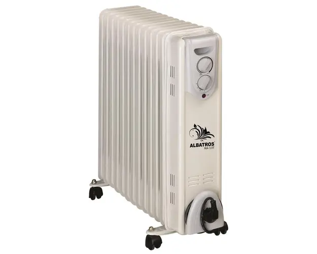 Calorifer electric Albatros RA-13T, 3000W, 13 elementi, 3 trepte (Alb)