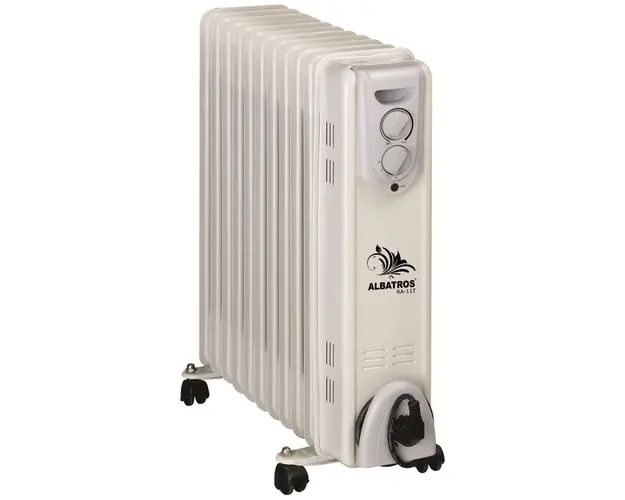 Calorifer electric Albatros RA-11T, 2500W, 11 elementi, 3 trepte (Alb)