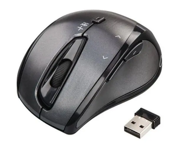 Mouse Wireless Hama Cuvio 52866, 1600 dpi (Gri)