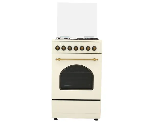Aragaz rustic Samus SR550EL3C, 4 arzatoare, Mixt, 48 L (Bej) 