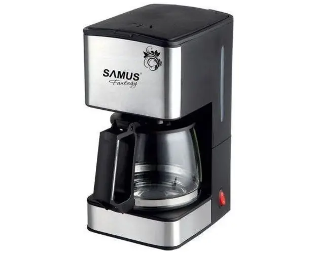 Cafetiera Samus FANTASY, 0.8L, 680W (Negru/Inox)