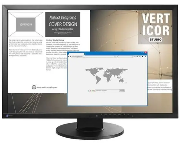 Monitor IPS LED EIZO 24.1inch EV2430-B, 1920 x 1200, VGA, DVI, DisplayPort, Boxe, Pivot (Negru)