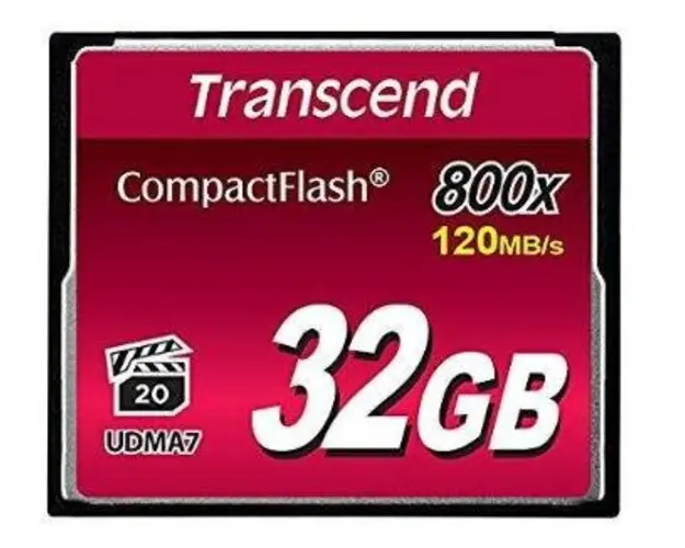 Card de memorie Transcend Compact Flash 800x, 32GB 