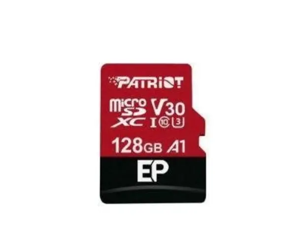 Card de memorie Patriot LX 128GB, microSDXC, Clasa 10, V30