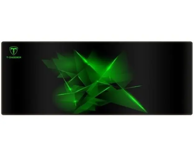 Mousepad T-DAGGER Geometry, L (Negru/Verde) 