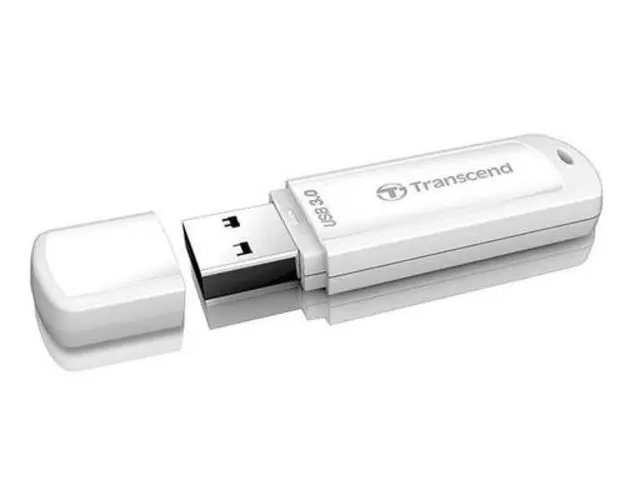 Stick USB Transcend Jetflash 730, 128GB, USB 3.1 (Alb)